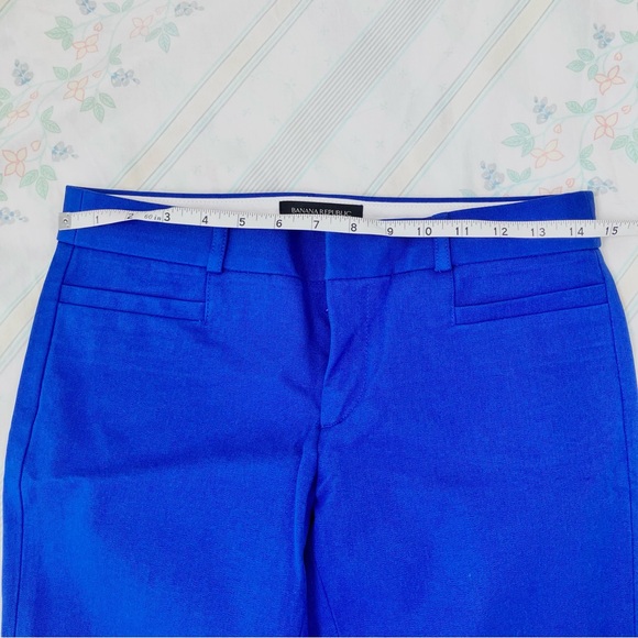Banana Republic Sloan Fit Crop Pants in Cape Blue size 2P - Picture 6 of 8